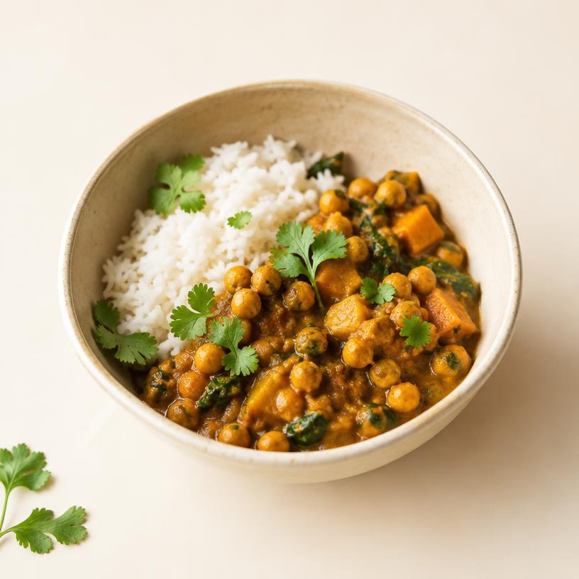 Chickpea Sweet Potato Curry
