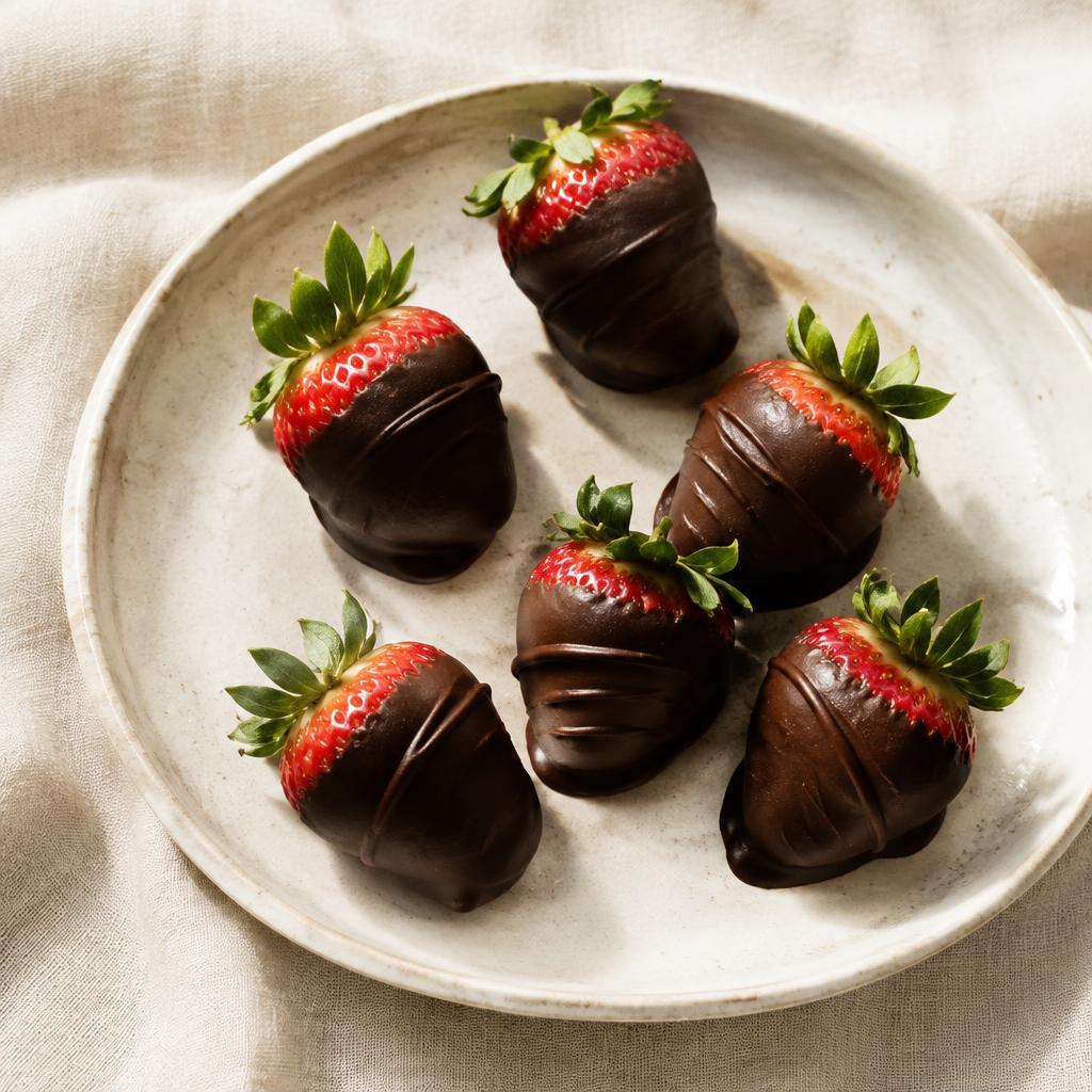 Dark Chocolate Strawberries