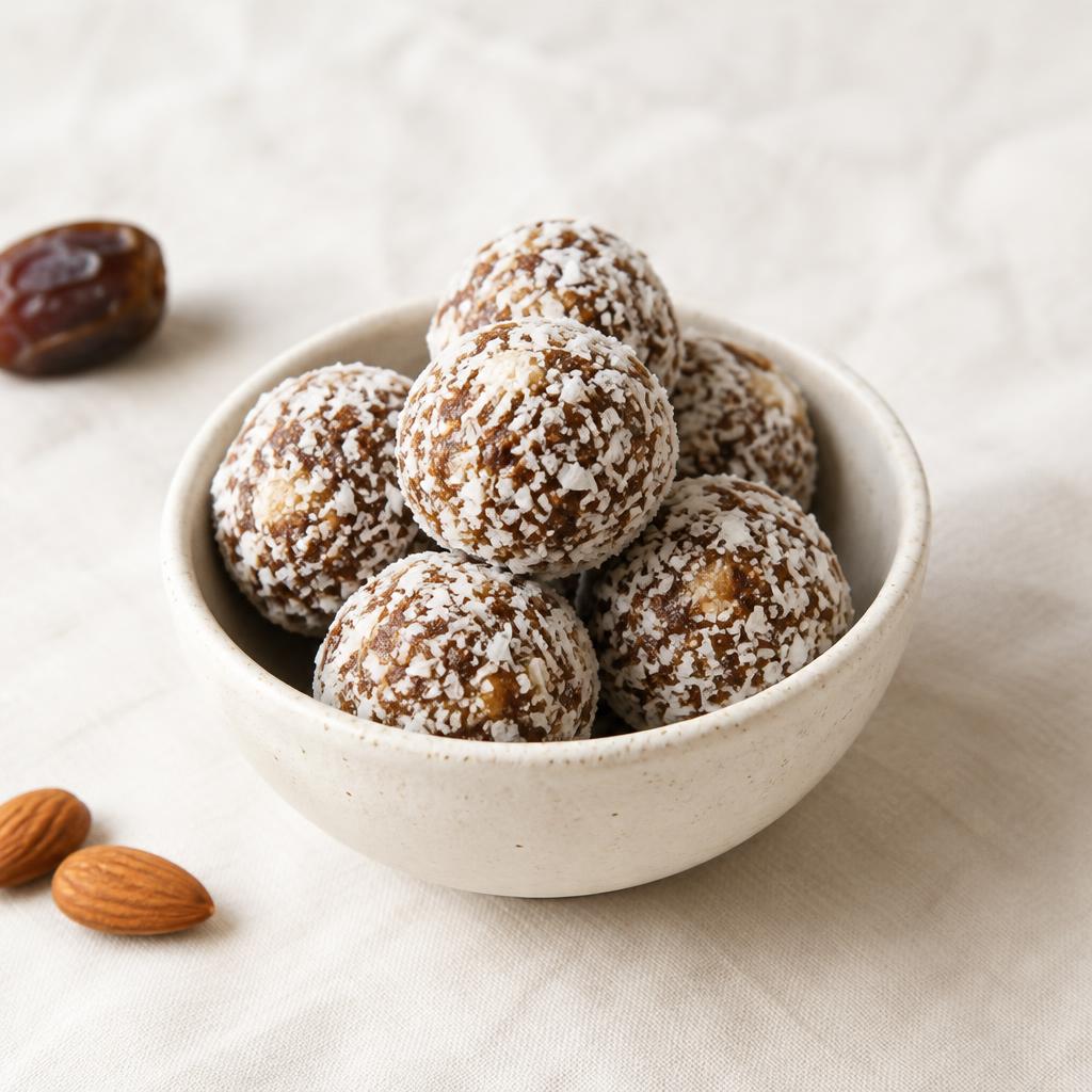 Almond Date Energy Bites